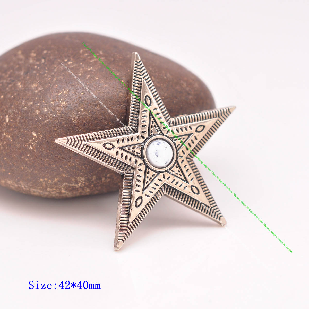 10 Stk/set Antiek Zilver Western Cowboy Bloem Ranger Ster Leathercraft Riem Zadel Accessoires Paars Bead Concho Screwback: WHITE