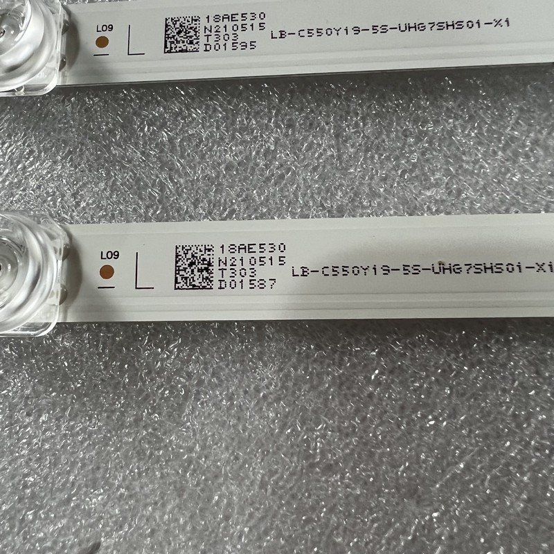 LED Backlight strip 11LED For Panasonic TX-55HX580B Maxzen JU55SK04 LB-C550U17-E5K-H-G71-JF2 LB-C550Y19-5S-UHG