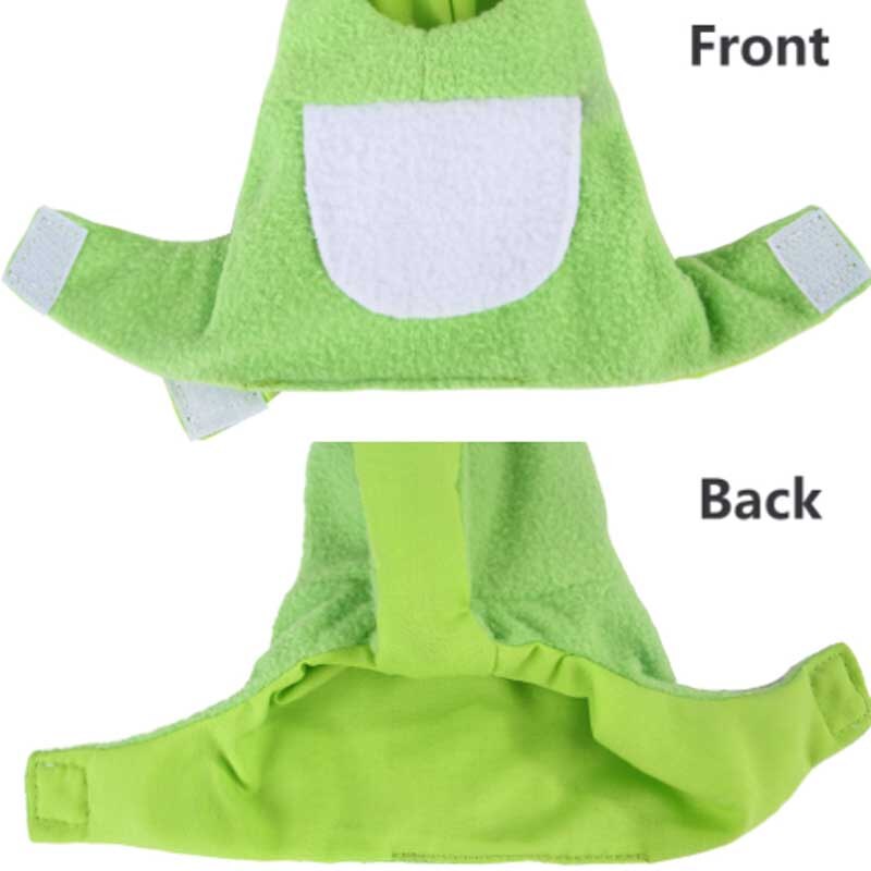 3 Size Funny Frog Shaped Birds Clothes Parrots Costume Cosplay Winter ...