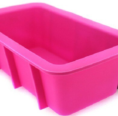 Rechthoekige siliconen bakvorm, siliconen zeepvorm, cakevorm, handgemaakte zeepvorm, broodvorm, zeepvorm, bakvorm