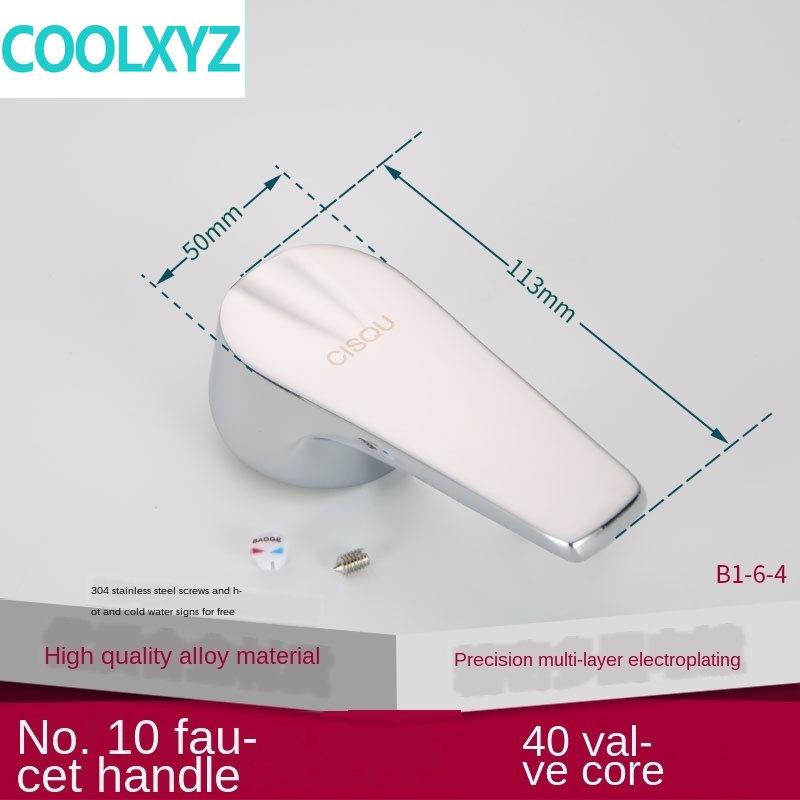Kraan Handvat Handvat Schotel Wastafel Douche Schakelaar Wijzerplaat Warm En Koud Water 25 35 40 Spool Reparatie Onderdelen: Bordeaux