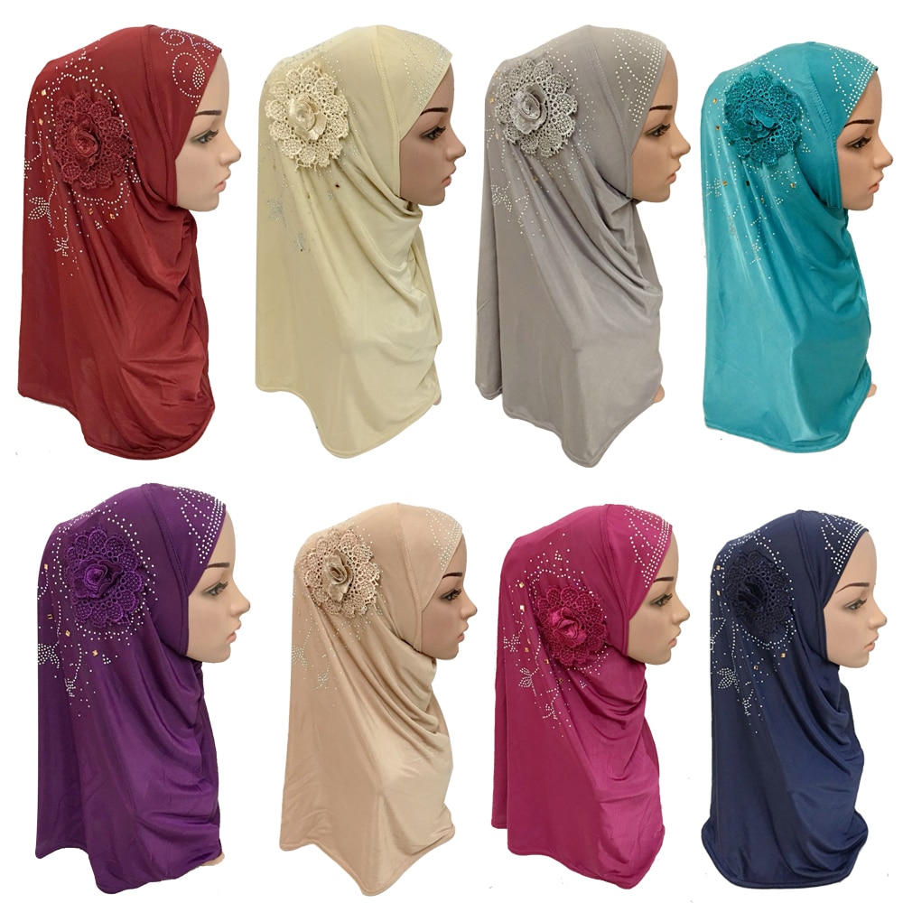 Islamilainen naisten huivi päähineet muslimi hijab sisäkorkki huivi huivi ramadan arab amira huivi koko kansi turbaani hijab