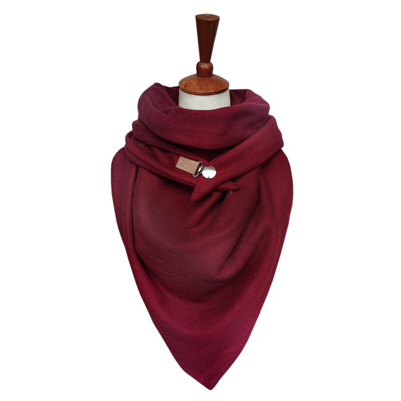 Leo Anvi Visgraat Paisley Afdrukken Sjaal Vrouwen Patchwork Knop Zachte Warme Sjaals Wrap Casual Luxe Poncho Szaliki Ik Chusty: 10