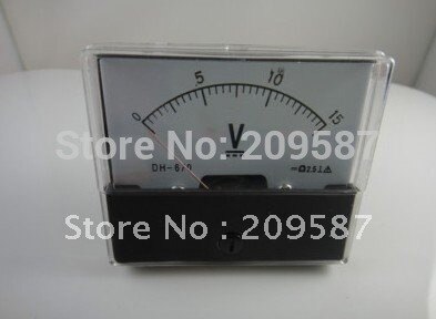 Analoge Volt Voltage Voltmeter Panel Meter Dc 0-15V