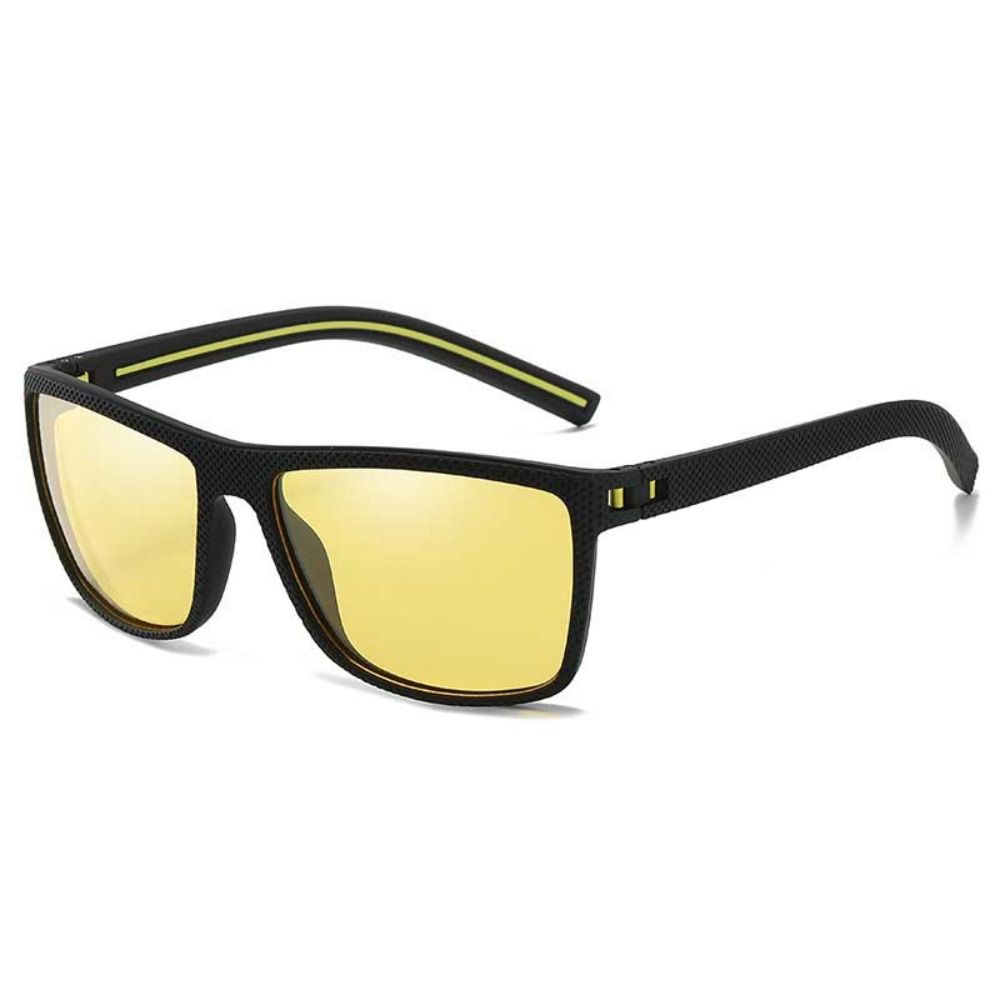 Polarized Sunglasses Square Anti-glare Sun Glasses UV Protection High Qualiy Large Frame Sunglasses for Women Men: Gold