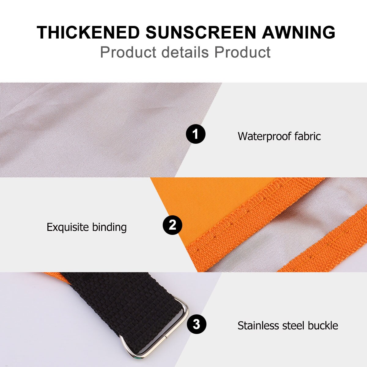 Outdoor Sun Shade Sail Triangle Canopy Tent Triangular Awning Sun Shelter Wild Camping Supplies Toldos Para Exterior