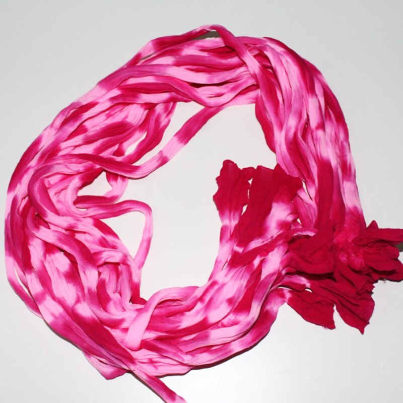 5pcs Double Color Nylon Stocking Flower Material Tensile Stocking Material Accessory Handmade Home DIY Nylon Flower Crafts