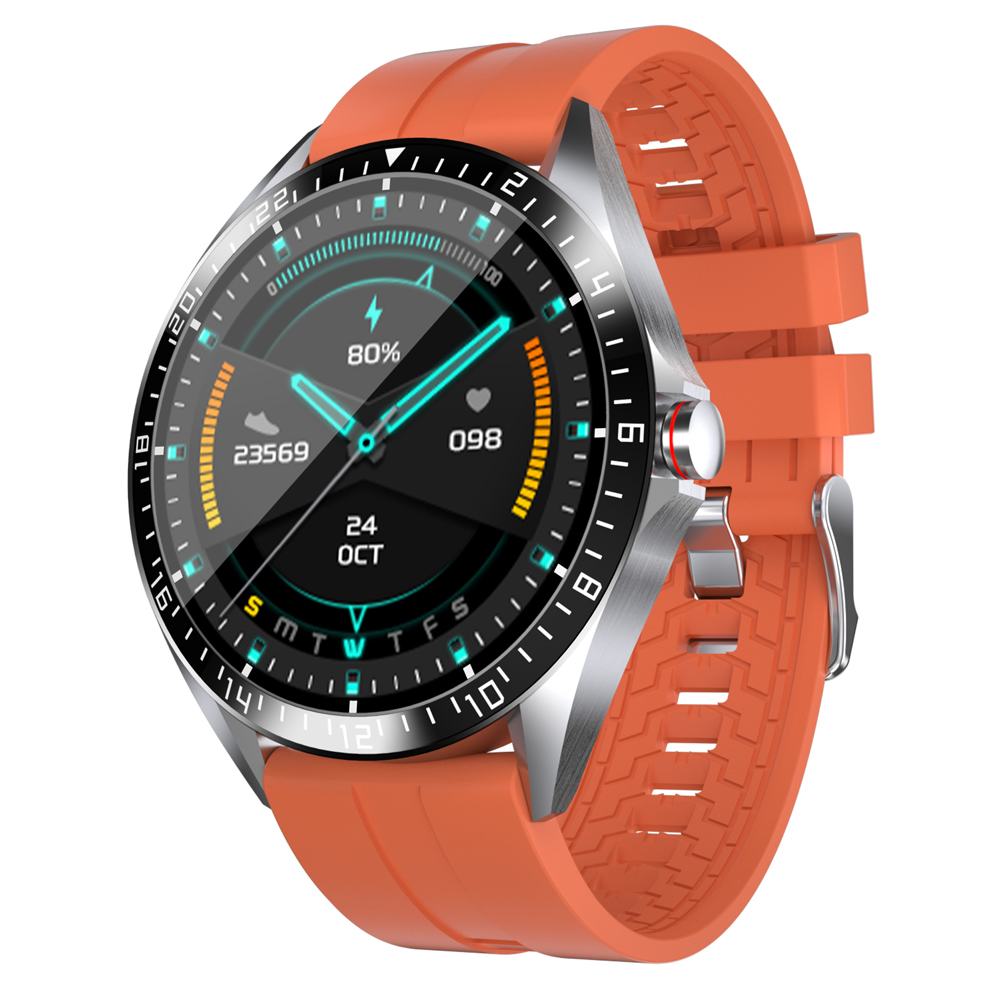 Bakeey  gw16 smartwatches mænd puls blodtryk iltmåler smartwatch kvinder fitness bluetooth smart watch android: Orange