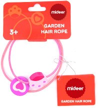 Jouet pour enfants collier fille jouer maison en bois ensemble de bijoux Simulation en bois collier ensemble épingle à cheveux enfants cheveux cravate Bracelet: Garden hair tie