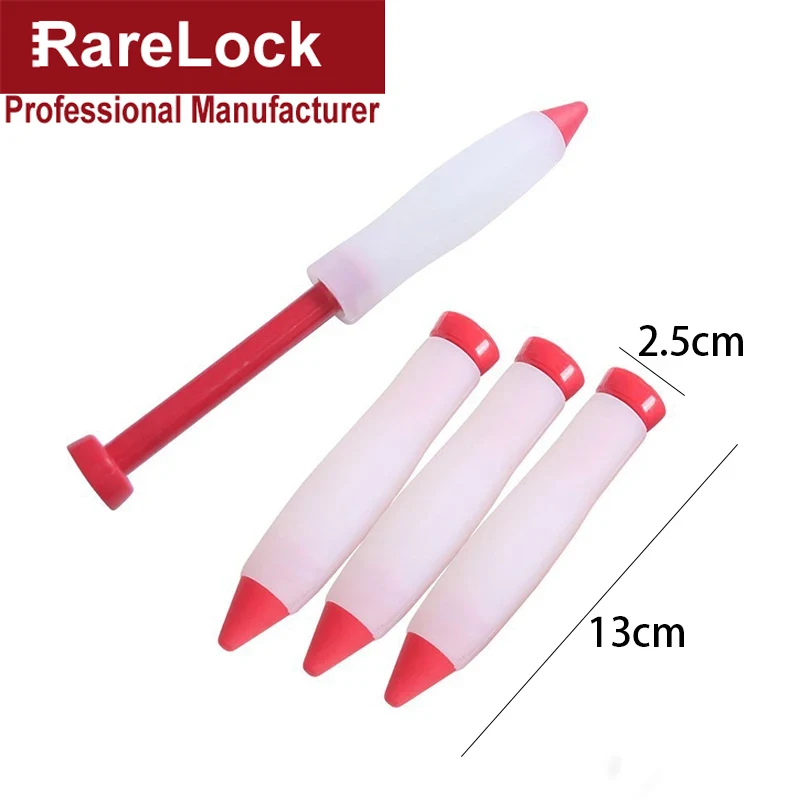 Kakverktyg dessert bakverk grädde choklad dekorationsspruta silikonfärgpenna kaka glass dekorationspennor