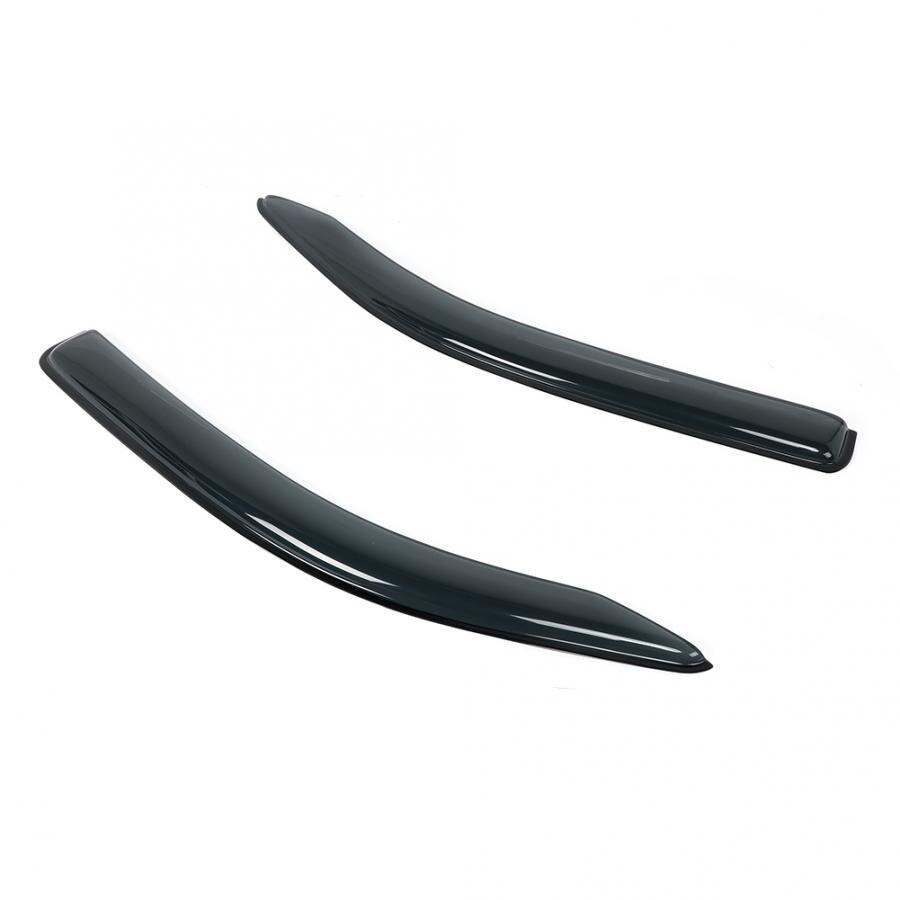 2pcs Smoky Window Visor Shades Sun Rain Guard Fits for Toyota HIACE - car accessories Awnings Shelters