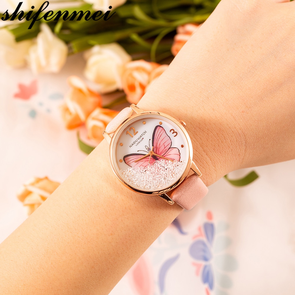 Shifenmei dameshorloge roségoud dames mesh riem ultradunne montre femme relojes para mujer luxe polshorloges