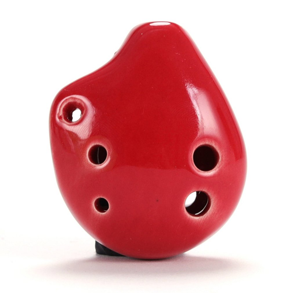 Flauta Ocarina 6 agujeros Soprano C flauta de cerámica Ocarina del tiempo Mini Ocarina flauta niño juguete instrumentos musicales