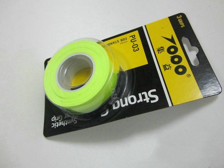 3 st/förpackning halkskyddad stark grape badminton grepp tennis overgrip tejp för racket racket syntetisk over grip padel tillbehör: Ljusgrön