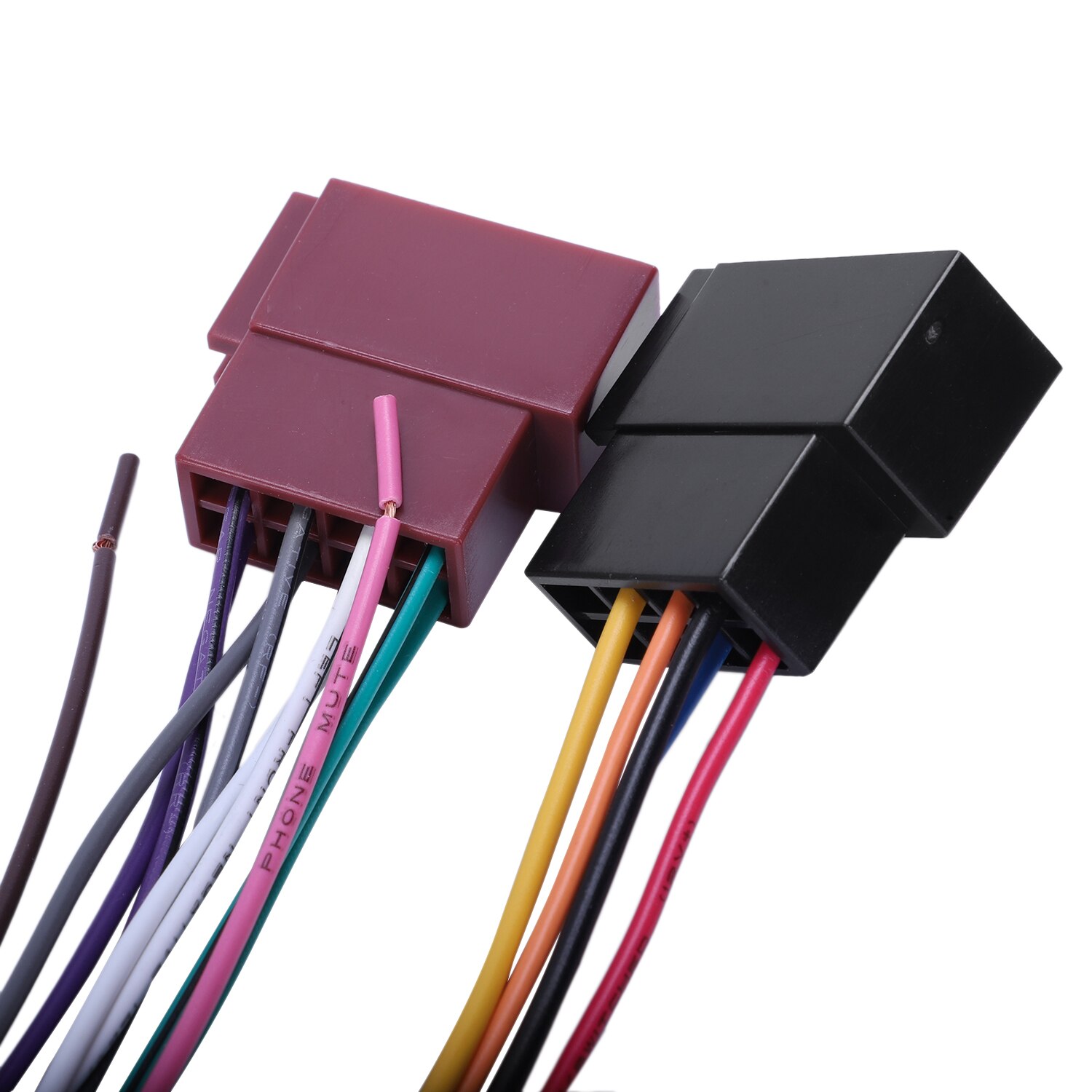 Arnés de Radio estéreo para coche de 16 pines para Sony Radio Play Plug conector de cableado adaptador automático Sksy16-21 + Iso