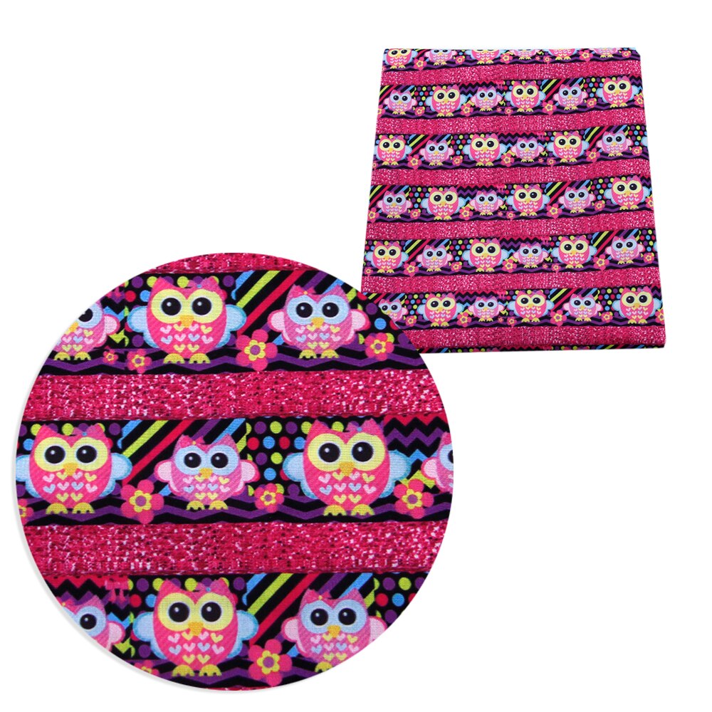Tissu en coton Polyester Patchwork hibou hérisson, pour enfants, tissu de couture, matériel de couture, bricolage, c13623: 1043301001