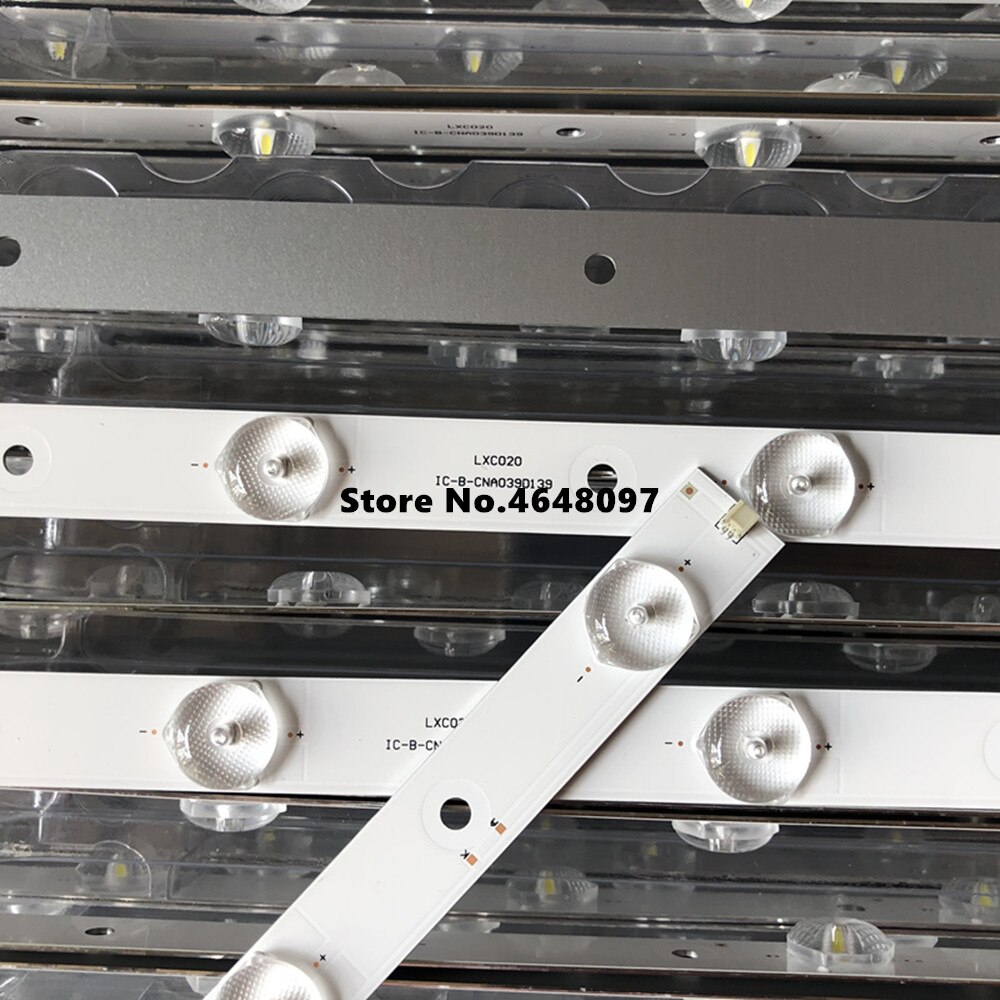739mm 3pcs LED Backlight strip 10 Lamp Voor Proscan 39 inch LCD TV IC-E-CNA039D139 V390HJ1-P02 3V