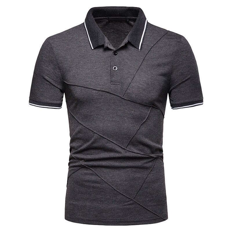 Smart Casual Men Shirt Men Business Casual Solid Male Short Sleeve Shirt