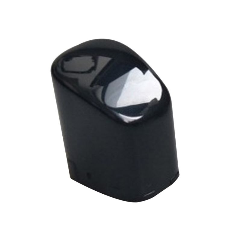 1pc bil handbroms spak parkering knapp lock krom dekoration skal bil styling: Svart