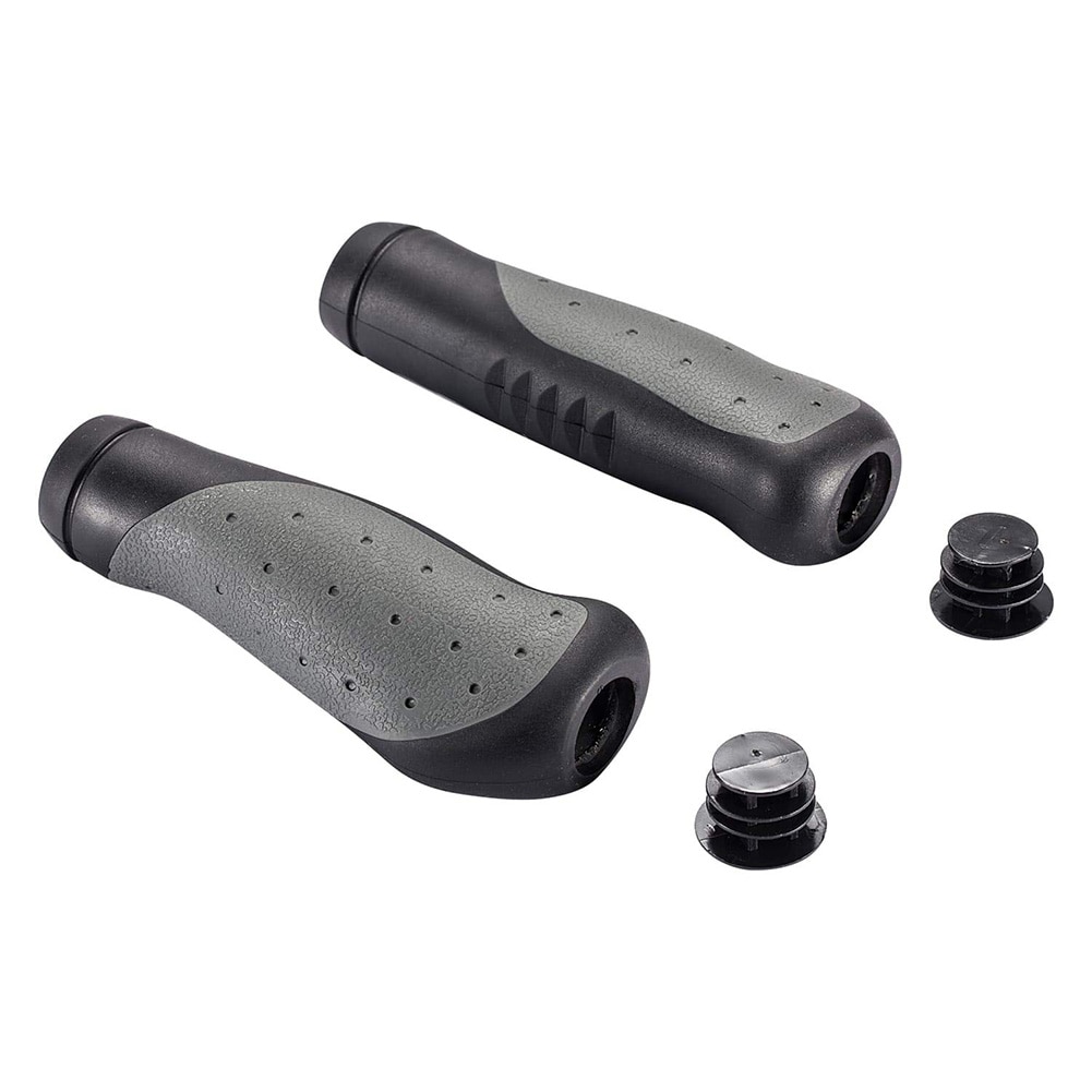 2pcs Sports Mountain Riding Bike Rubber Soft Ergonomic Smooth Accessories Antislip Cover Cycling Bicycle Grips Bar End