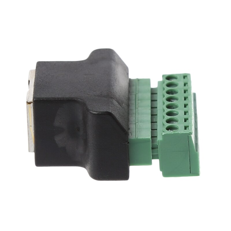 Adattatore Alimentazione Plug DC 2.5 x 5.5 mm Femmina Terminal Block 2 pin - Connettori e