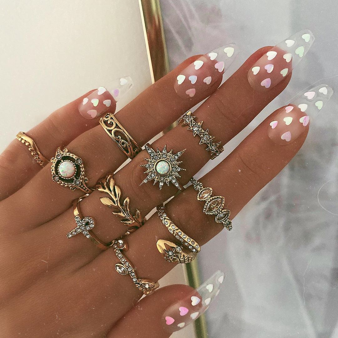 17 teile/satz Böhmischen Geometrische Schlange bilden Knöchel Ringe einstellen Für Frauen Kristall Finger Ring Weiblichen Boho hochzeit Schmuck