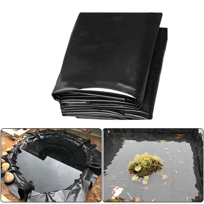 PE Pond Liner Fish Pond Liner Garden Pond Landscaping Pool Thick Heavy Duty Waterproof Membrane Liner Cloth