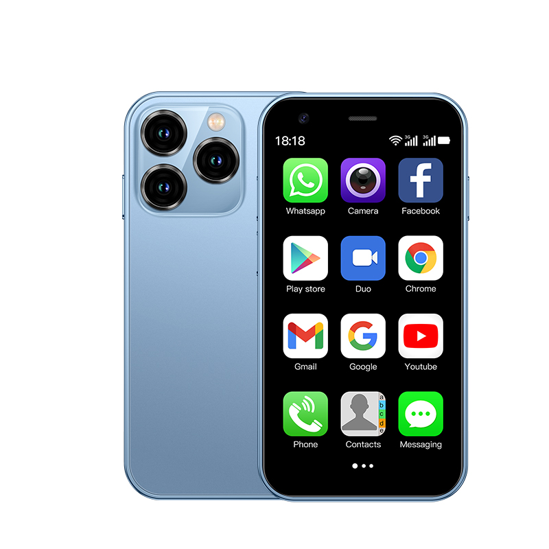 SOYES XS15 3,0-Zoll-Mini-Android-Smartphone, unterstützt 3G+Dual-SIM mit 2 GB+16 GB, in mehreren Farben erhältlich: Blau