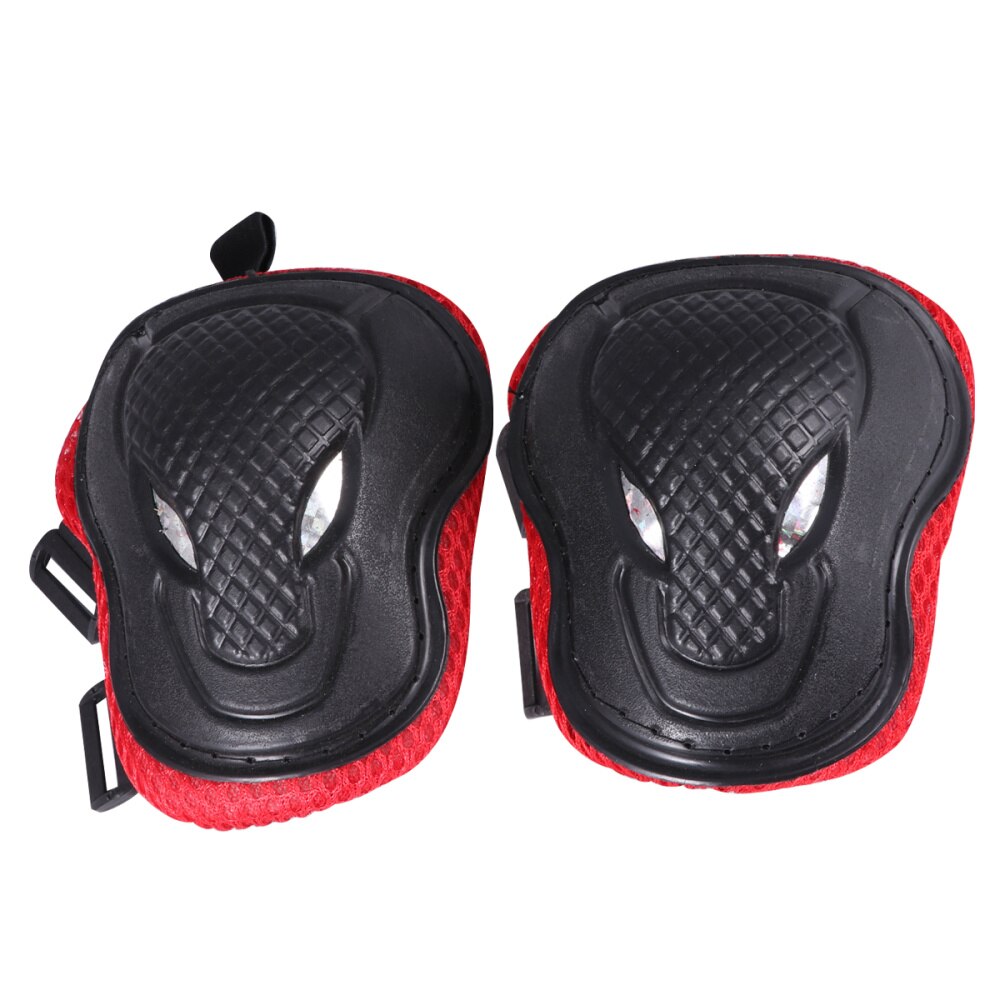 6pcs in 1 Set Adults Roller-skate Protection Gear Skiing Roller Protector Sports Protectors Kit Skateboard Bike Riding Knee Pad: Assorted Color