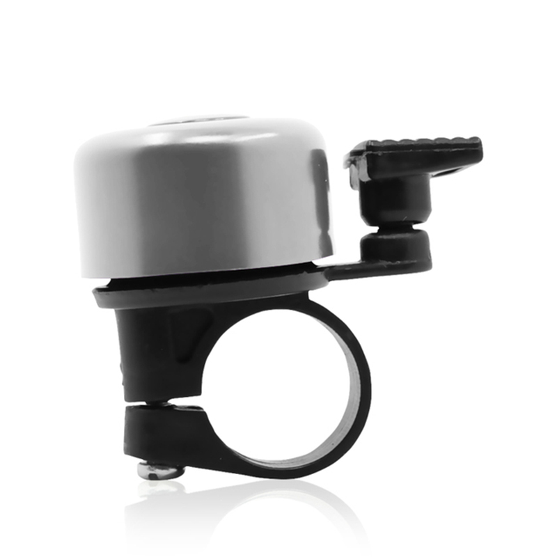 Timbre de bicicleta MTB, bocina de alarma de advertencia de seguridad para bicicleta de aleación de aluminio, fácil de instalar, timbre para manillar de bicicleta, accesorios para ciclismo: Morado
