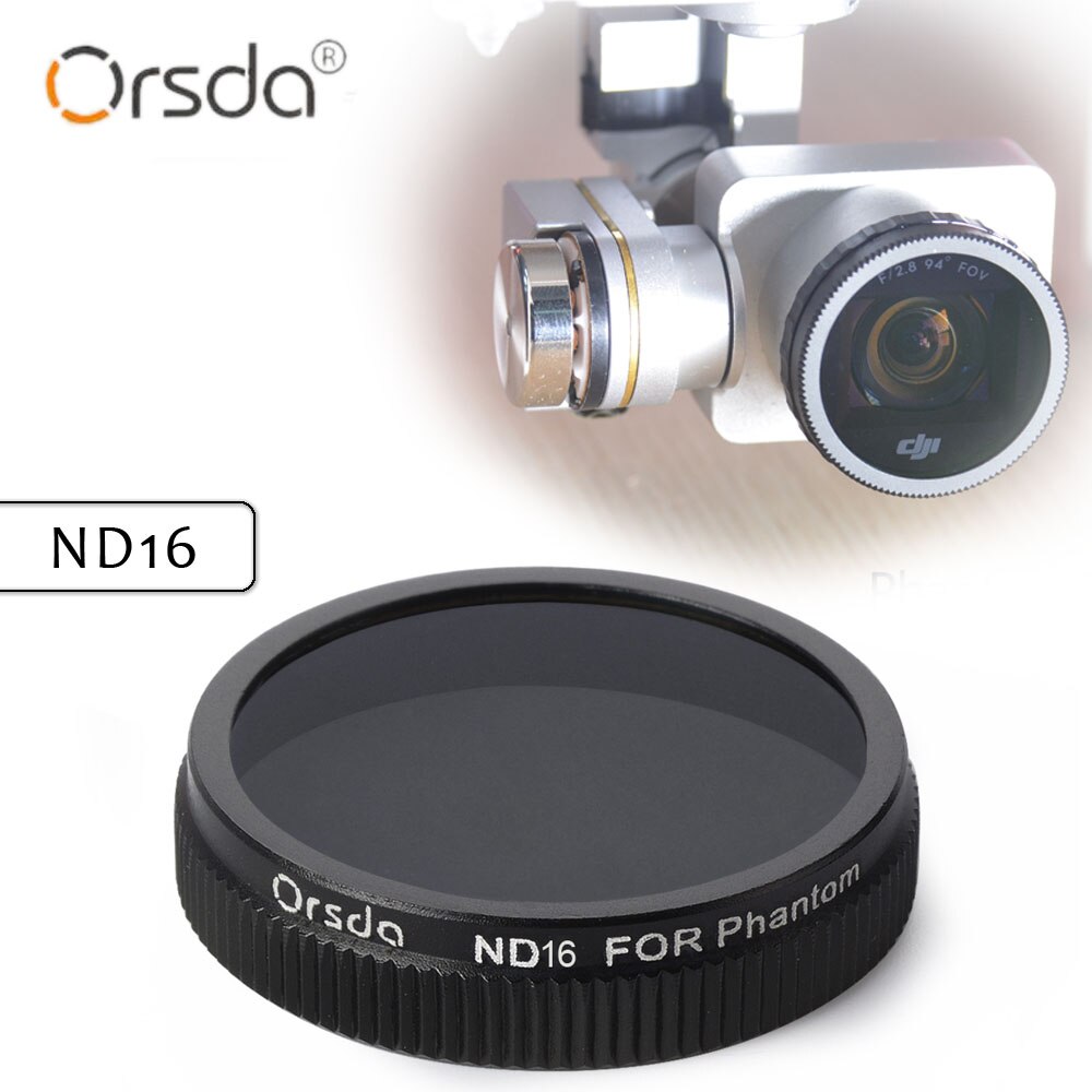 Orsda ND16 Lens Filter Voor Dji Phantom 4 Phantom 3 Voor Camera Ultraviolet Filter Uav Quadcopter Drone Onderdelen Accessoires