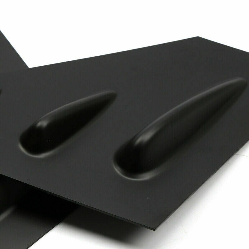 Car ABS Matte Black Side Window Louver Window Shutter Cover Trim for Subaru WRX STi