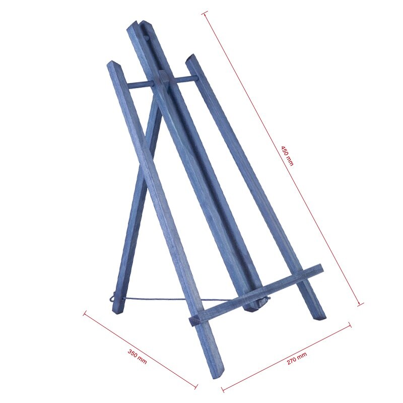 Wood Easel Exhibition Display Shelf Holder Studio Painting Stand Table Easel for Painting Craft Art Supplies