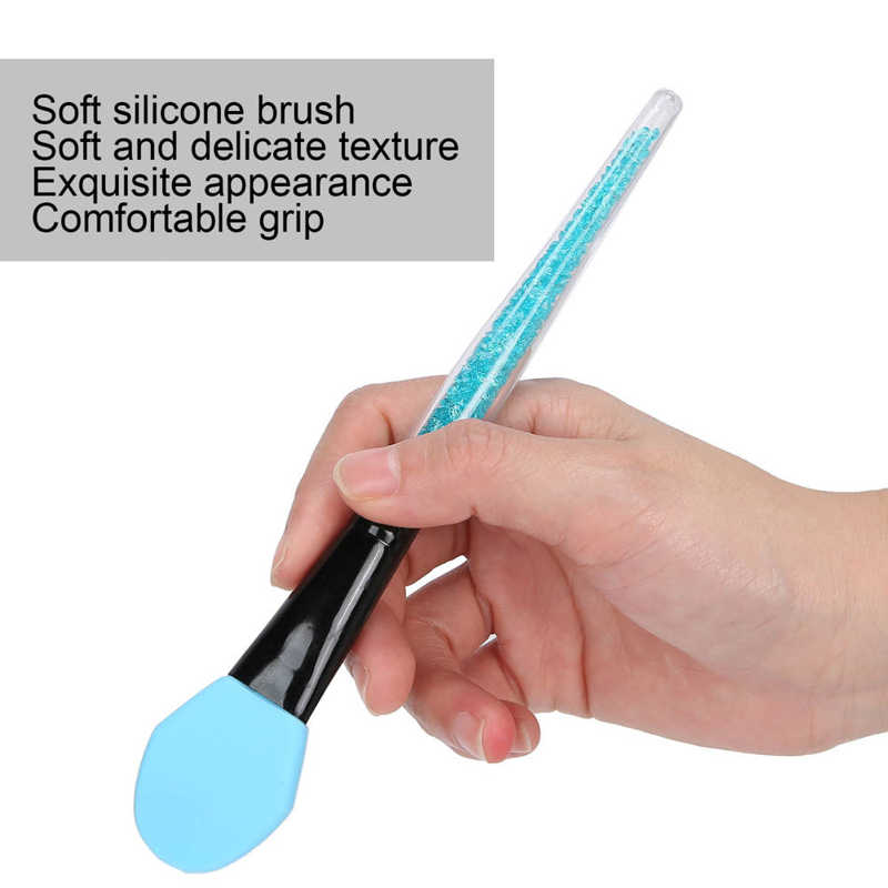 Gezichtsmasker Siliconen Borstel Siliconen Nail Art Borstel Draagbare Diy Make Facial Masker Borstel Roeren Tool
