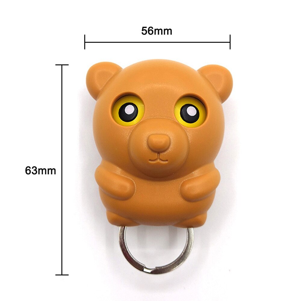 1PCS Night Owl Black White Brown Magnetic Wall Key Holder Magnets Keep Keychains Key Hanger Hook Hanging Key It Will Open Eyes: F