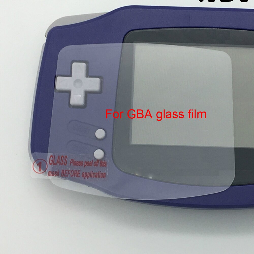 Película protectora de lente de pantalla de vidrio para GB GBA SP GBC GBP para NDSL NDSi NDS para SNK NEOGEO mini NGPC WSC Game &amp; Watch