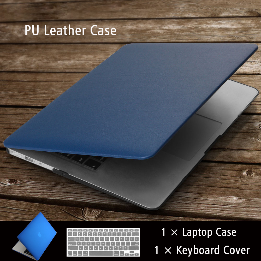 PU Leather Case For Apple mac book Air 13 A1932 laptop bag Cover For Macbook Pro Retina 11 12 13 15 13.3 15.4 inch case