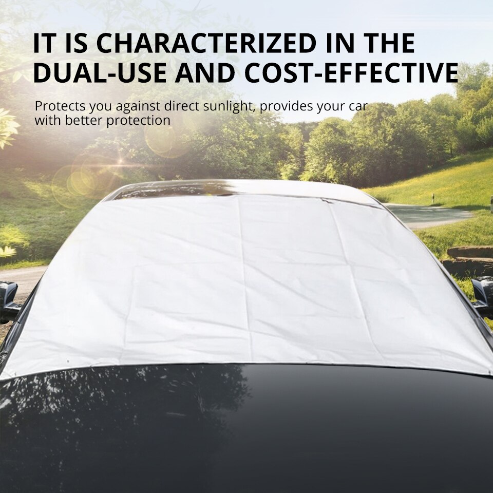 Suv Auto Zonnescherm Cover Sneeuw Ice Shield Voor Voorruit Winter Zon Auto Voorruit Voorruit Cover