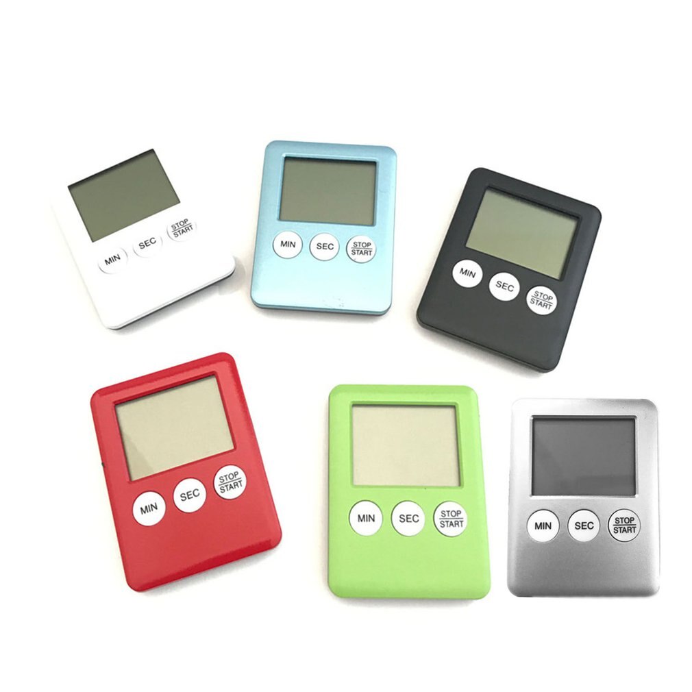 Electronic LED Digital Kitchen Electronic Timer Countdown Medicine Reminder Kitchen Timer Multi-functional Countdown Alarm Timer