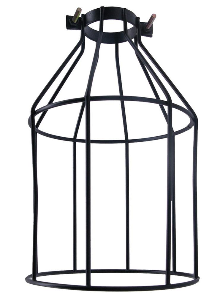 Zwart Ijzer Lamp Guard Verstelbare Lamp Kooi Zwarte Industriële Vintage Stijl Licht Kooi Antieke Lamp Houders Voor Hanglampen