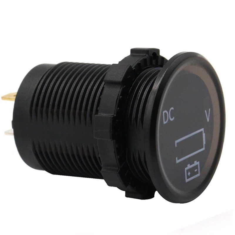 Voltmètre de batterie pour bateau, moniteur de tension IP67, 12V/24V DC