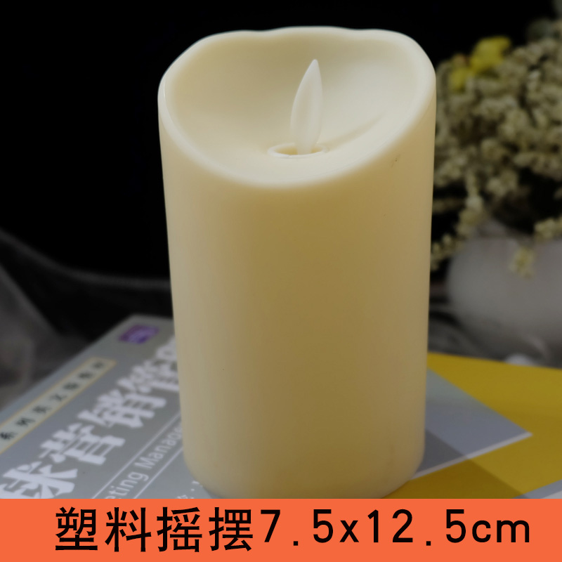 1-3 unids/set velas electrónicas Led amor cumpleaños decoración del hogar velas sin llama ámbar decorativas coloridas luces Led de té/romántico: C1Pcs