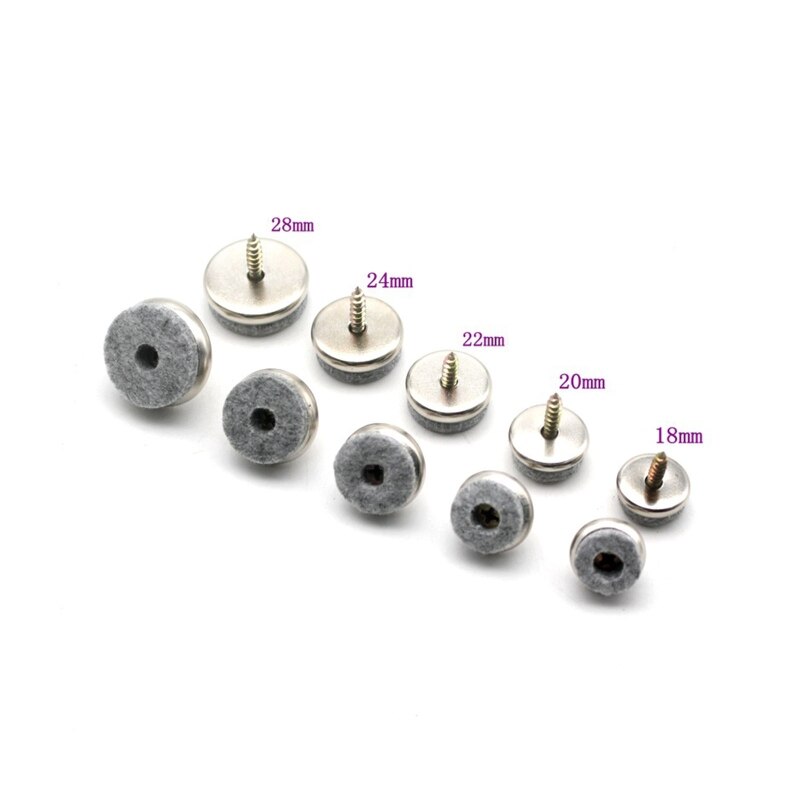 Bulk Hardware Bh05282 Self-Adhesive Round Felt Protective