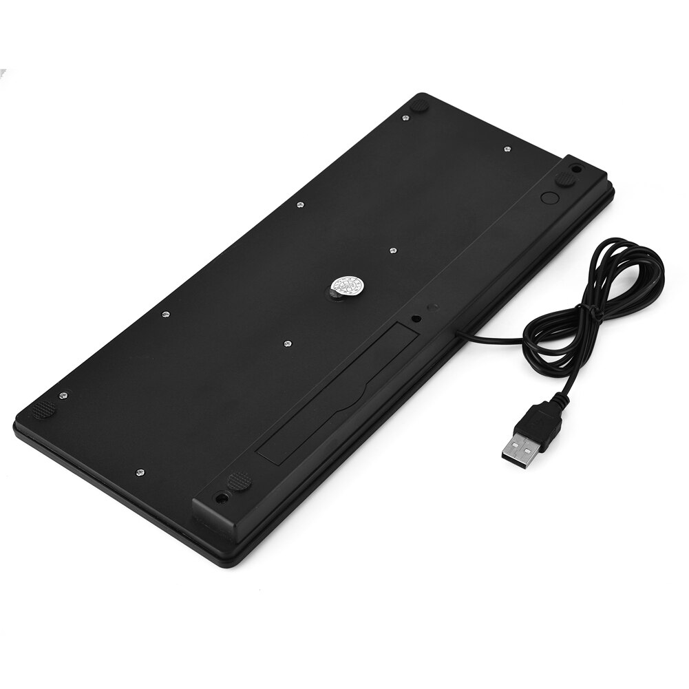 78 Keys Ultra Thin Mini USB Wired Keyboard for Desktop Computer Laptop PC About 1.2m
