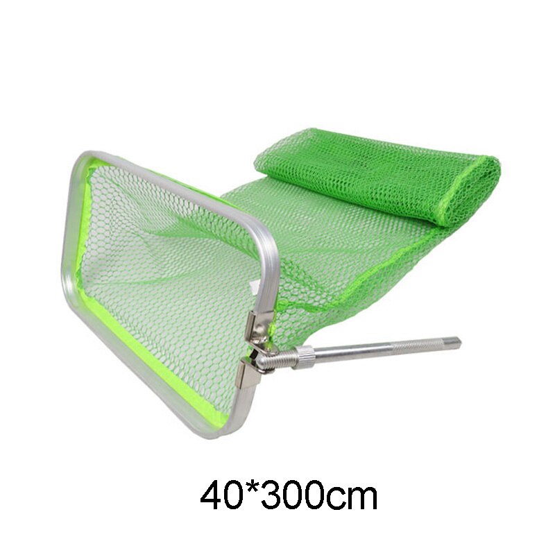 40*300CM/30*200CM Aluminum Ring edge Quick-drying Shrimp Net fish glue shrimp cage fishing net Fishing tackle Accessory A292: 40X300cm green