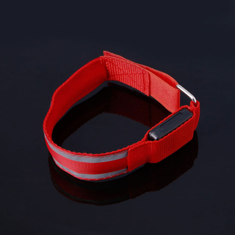 Reflective LED Light Sport Arm Armband Strap Safety Belt For Night Running Cycling