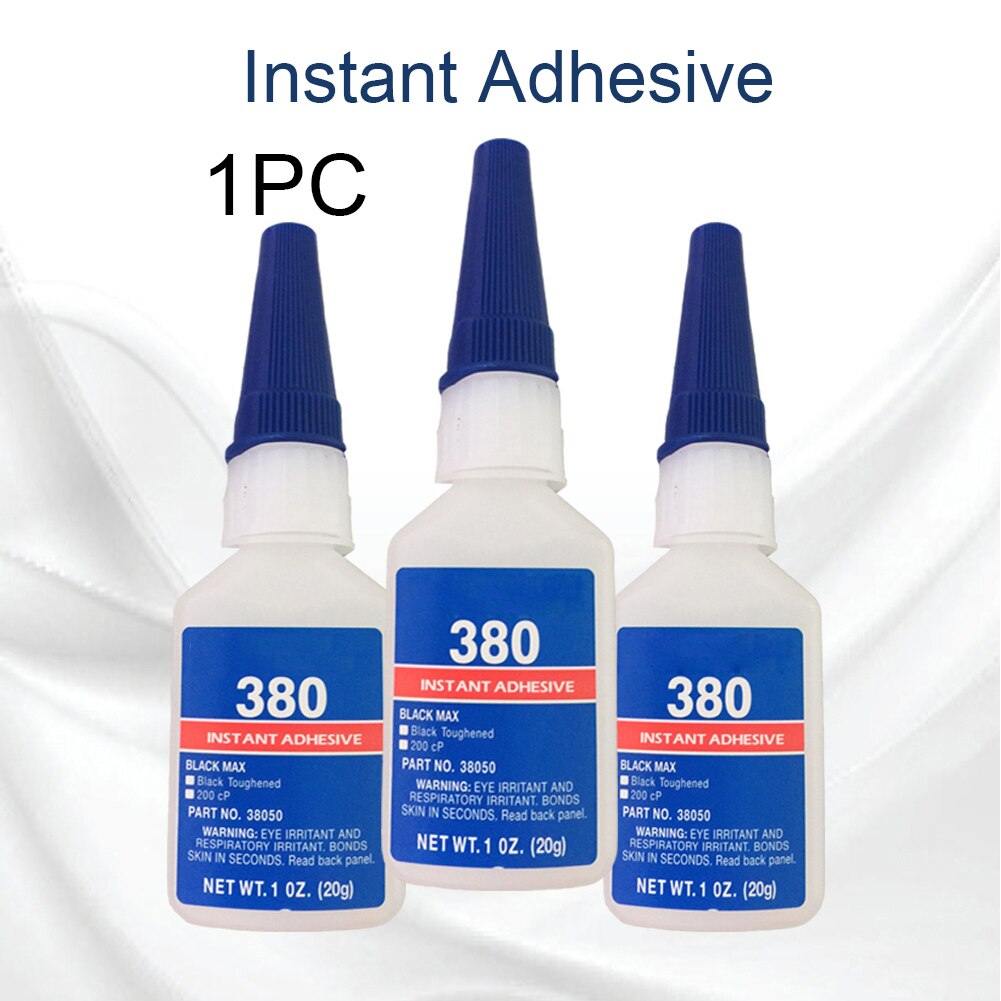 20g Instant Multi-Purpose Rubber Fix Fast Adhesive Bonding Tool Super Glue Rapid Home Strong ABS PVC Plastic Liquid Quick Dry