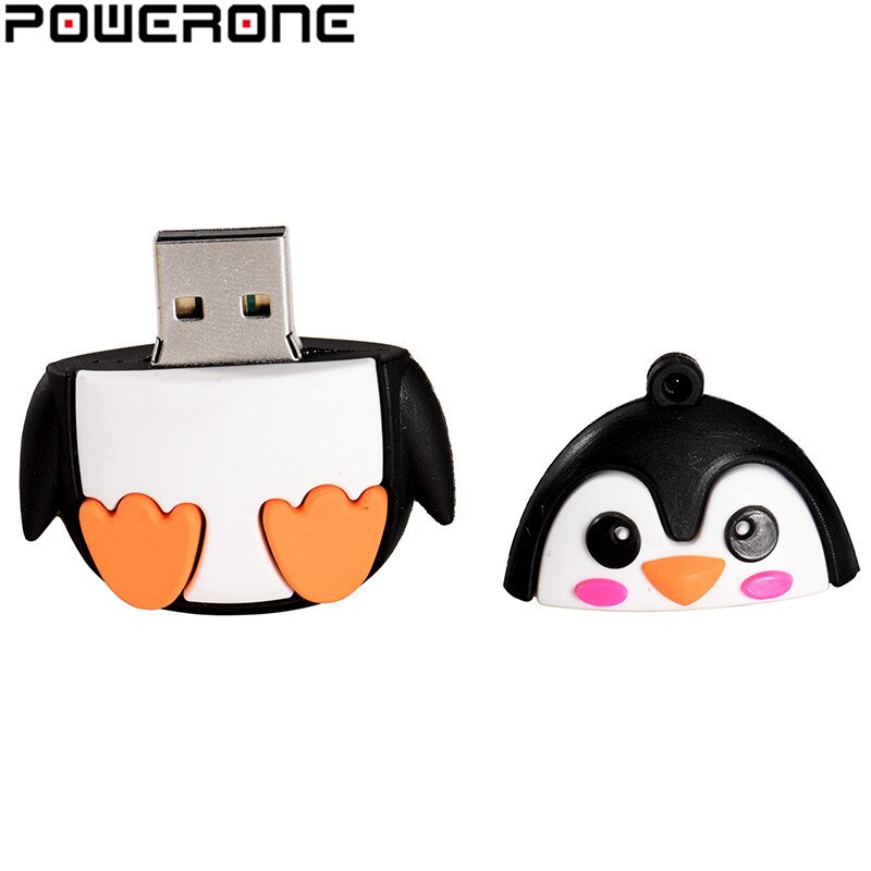 POWERONE ! Cute mini cartoon penguin owl pen drive usb flash drive pendrive 4 GB/8 GB/16 GB/32 GB usb stick