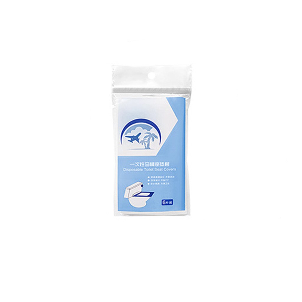60 Stks/pak Draagbare Wegwerp Toilet Seat Cover Waterdicht Bacteriën-Proof Cover Inheemse Houtpulp Voor Reizen/Camping Badkamer