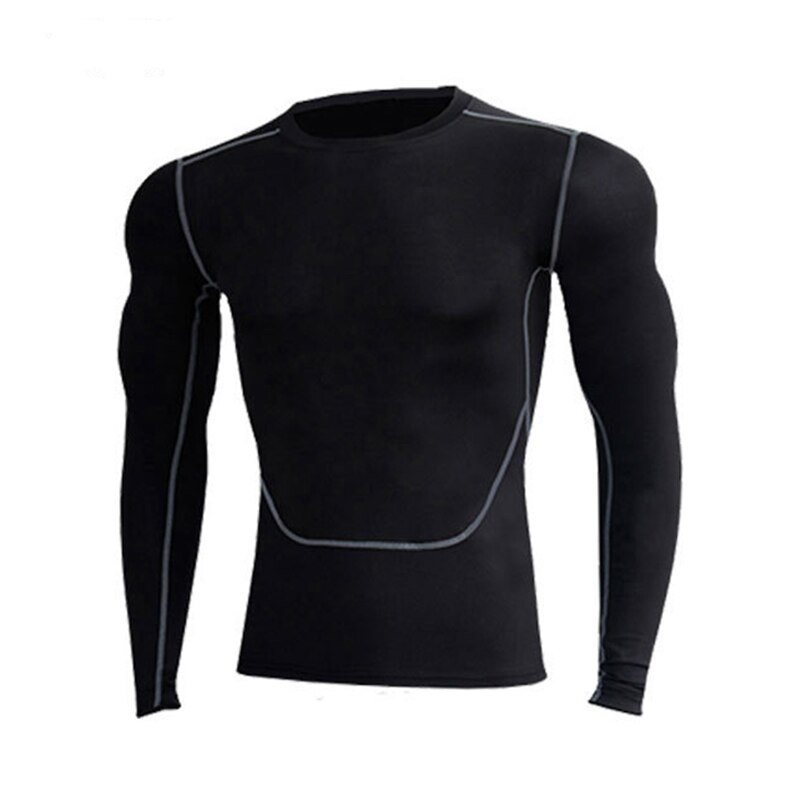 YSMOTOGO Thermal Underwear Set Man Motorcycle 4 Seasons Skiing Warm Base Layers Sportwear Tight Long Shirt &amp; Tops Set Clothing